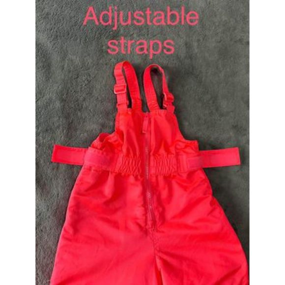 Cat & Jack Toddler Girls Pink One-Piece Snow Pants - Picture 6 of 6